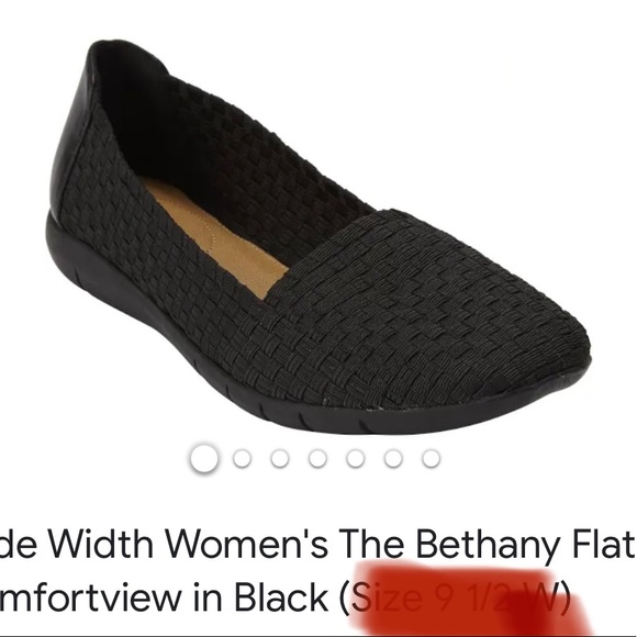 Comfortview black Bethany Shoe - Picture 6 of 10